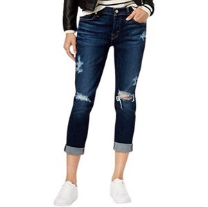 7 For All Mankind Josefina Skinny Boyfriend Jeans